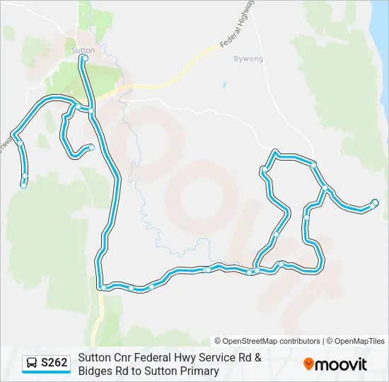 S262 Bus Line Map