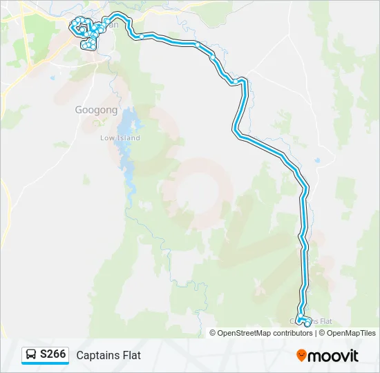 S266 Bus Line Map