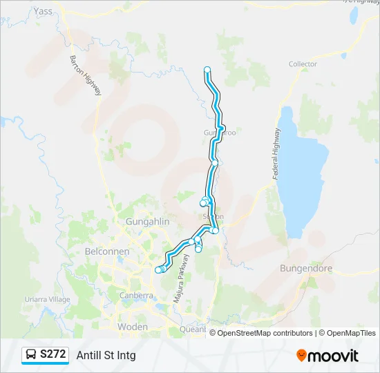 S272 Bus Line Map