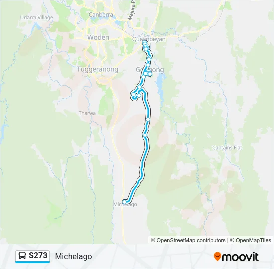 S273 Bus Line Map