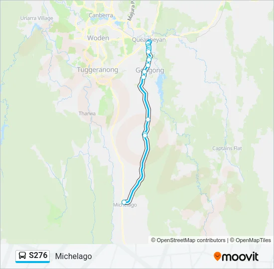 S276 Bus Line Map