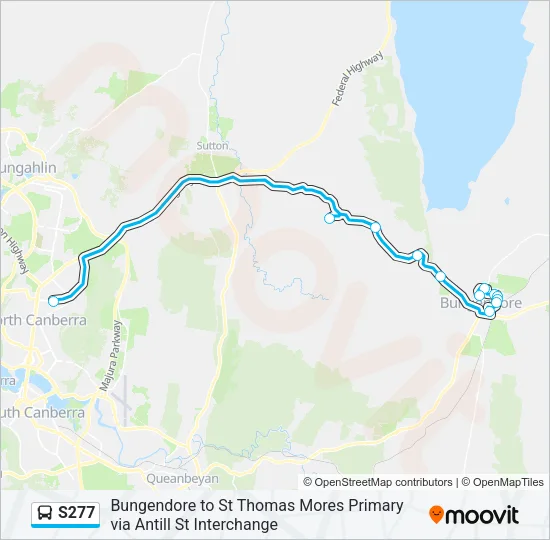 S277 Bus Line Map