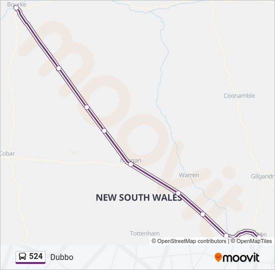 524 Route Schedules Stops And Maps Dubbo Updated