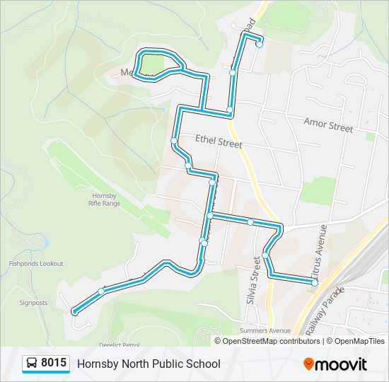 8015 bus Line Map