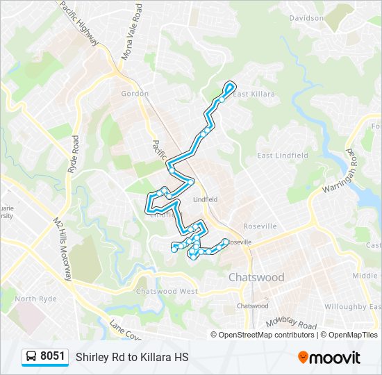 8051 bus Line Map