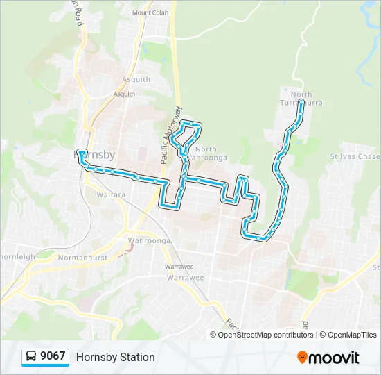 9067 Bus Line Map