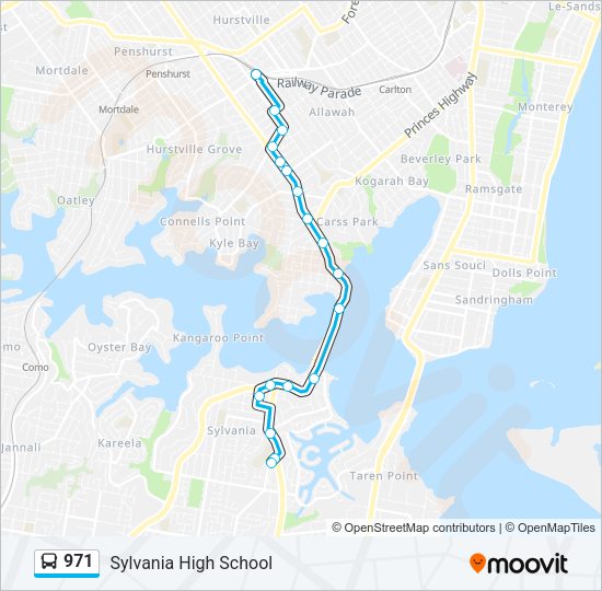 971 Route Schedules, Stops & Maps Sylvania High School (Updated)