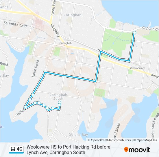 Mapa de 4C de autobús