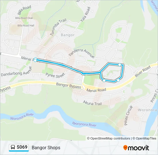 S069 Bus Line Map