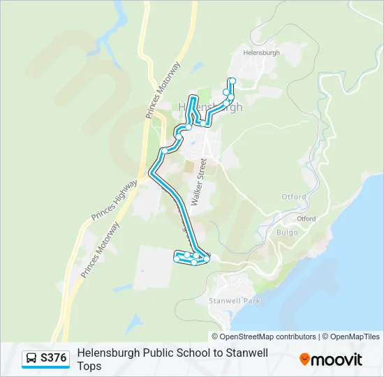 S376 Bus Line Map