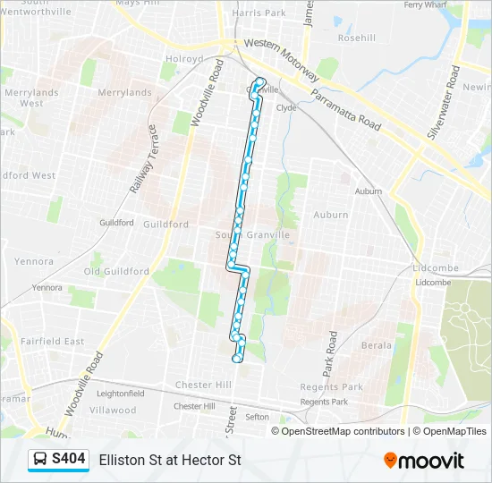 S404 Bus Line Map