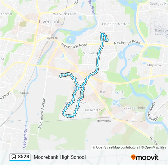 S528 Bus Line Map