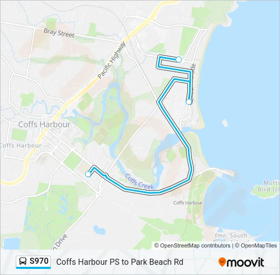 S970 Bus Line Map