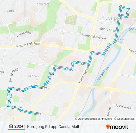 2024 Bus Line Map