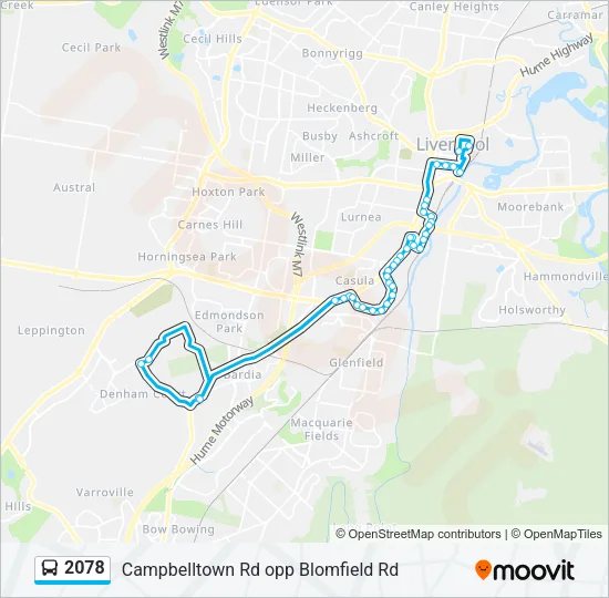 2078 Bus Line Map