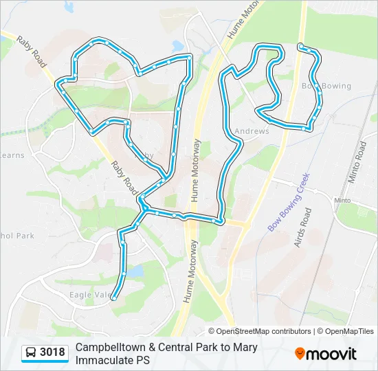 3018 Bus Line Map