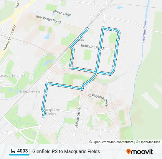 4003 Bus Line Map