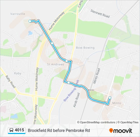 4015 Route: Schedules, Stops & Maps - Brookfield Rd before Pembroke Rd ...