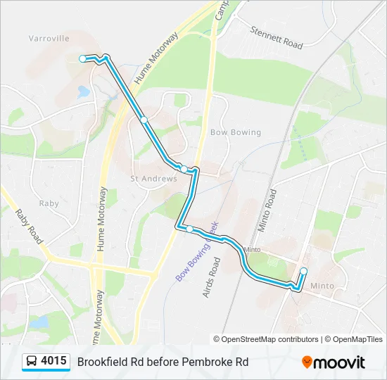 4015 Bus Line Map