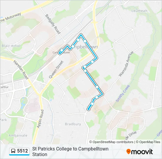 5512 Bus Line Map