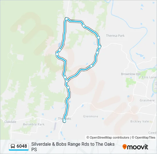 6048 Bus Line Map