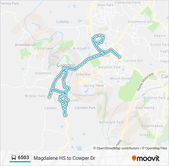 Postcode 6503 6503 Route: Schedules, Stops & Maps - Fairwater Dr opp Murdoch Reserve ...