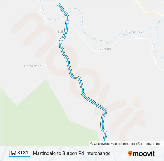 S181 Bus Line Map