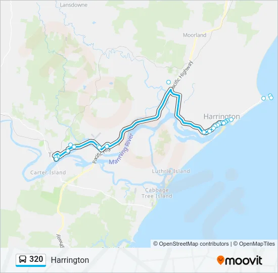 320 Bus Line Map