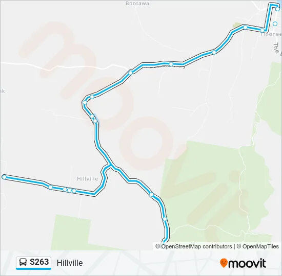 S263 Bus Line Map