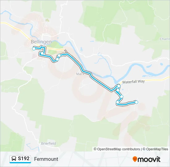 S192 Bus Line Map