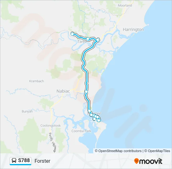 S788 Bus Line Map