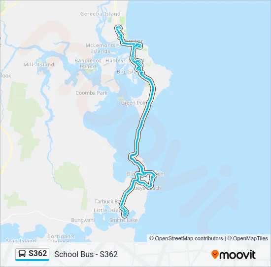 S362 Bus Line Map