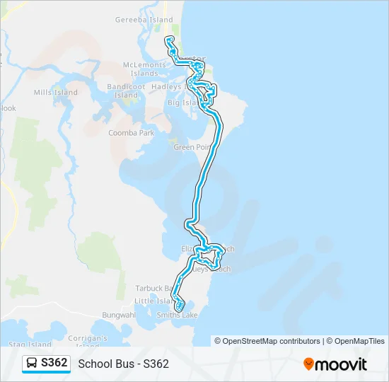 S362 Bus Line Map