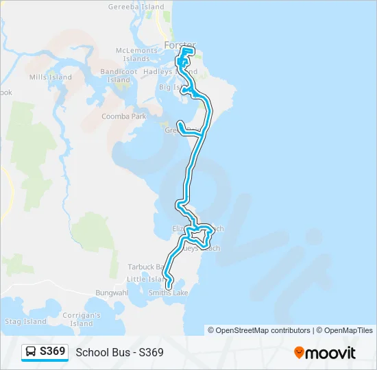 S369 Bus Line Map