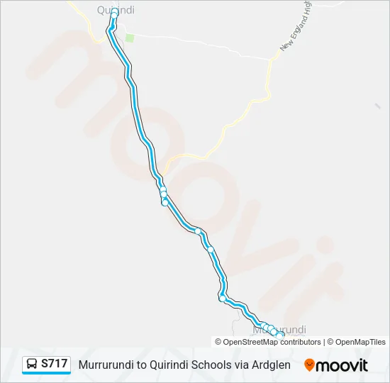 S717 Bus Line Map