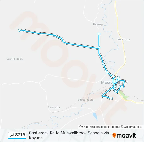 S719 Bus Line Map