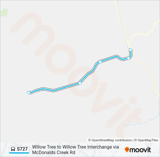 S727 Bus Line Map