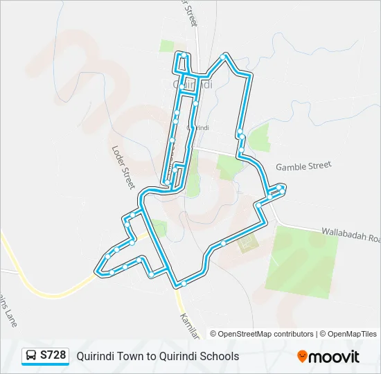 S728 Bus Line Map