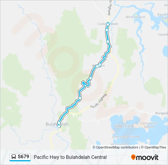 S679 Bus Line Map