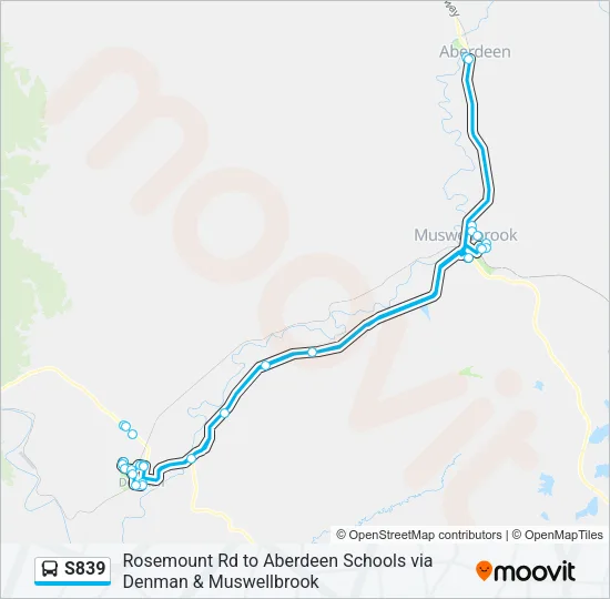 S839 Bus Line Map