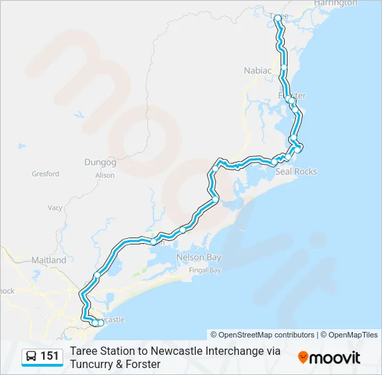 151  Line Map