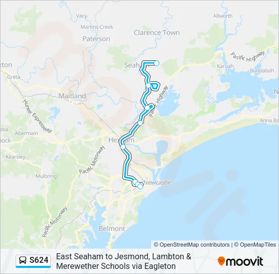 S624  Line Map