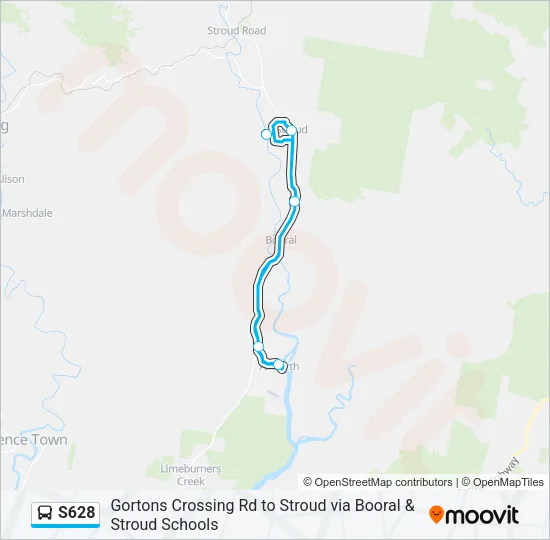 S628  Line Map