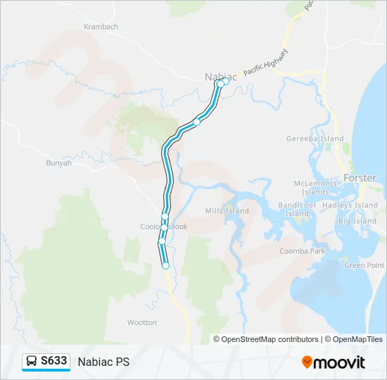 S633  Line Map