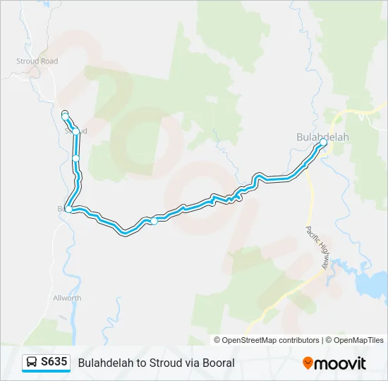 S635  Line Map