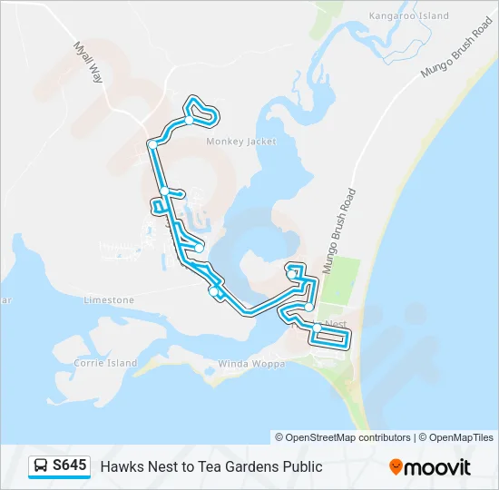 S645  Line Map