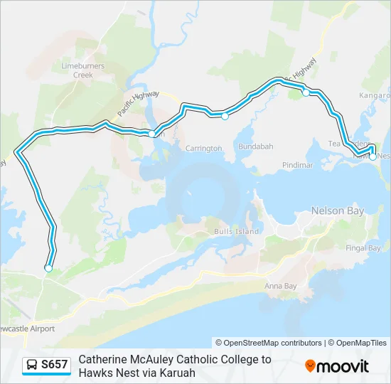 S657  Line Map