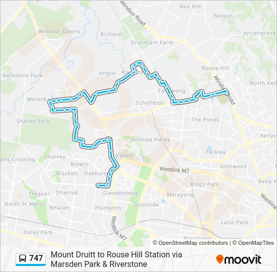 747 Route: Schedules, Stops & Maps - Plumpton (Updated)