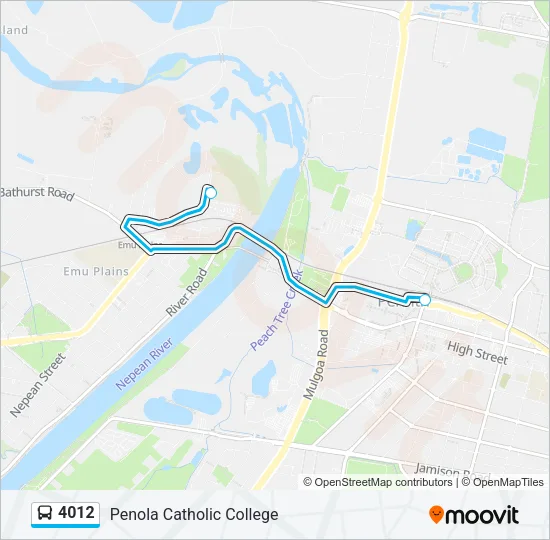 4012 Bus Line Map