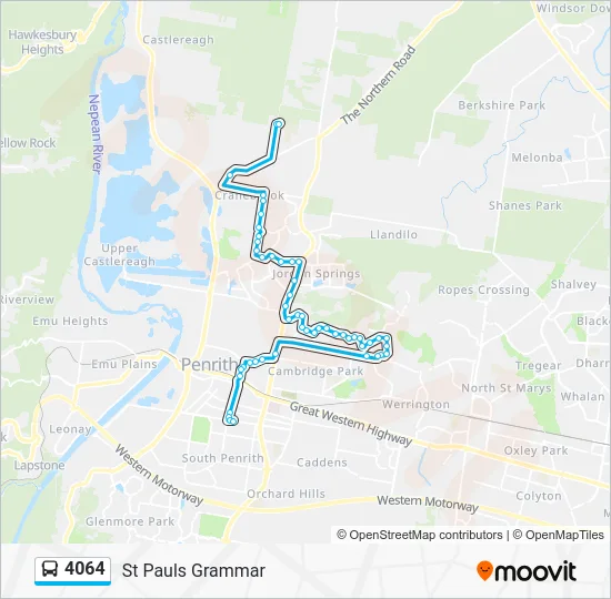 4064 Route: Schedules, Stops & Maps - St Pauls Grammar (Updated)